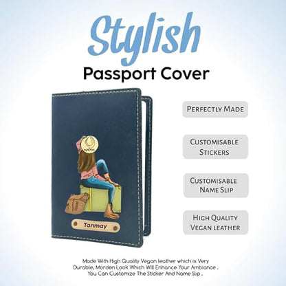 Personalized Passport Cover with Custom Name