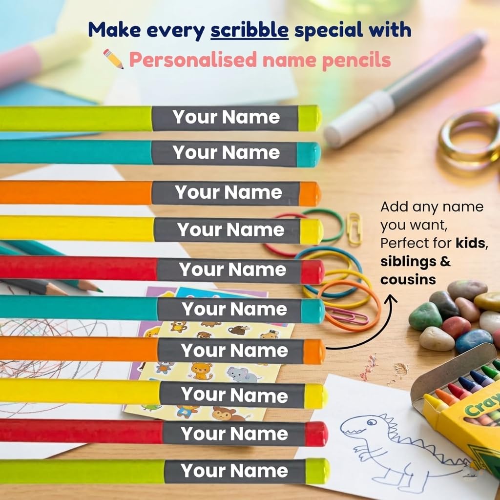 Personalized Name Pencils (Set of 10)