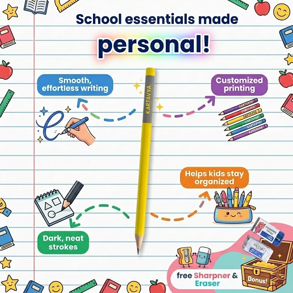 Personalized Name Pencils (Set of 10)