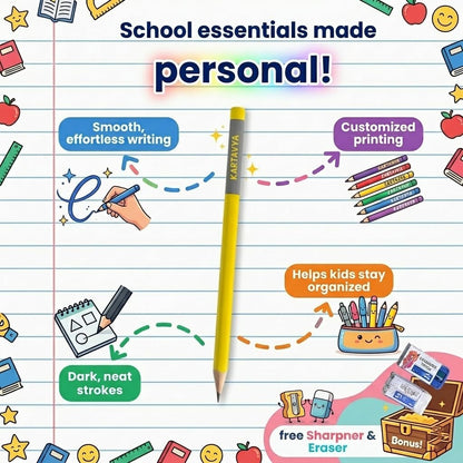 Personalized Name Pencils (Set of 10)