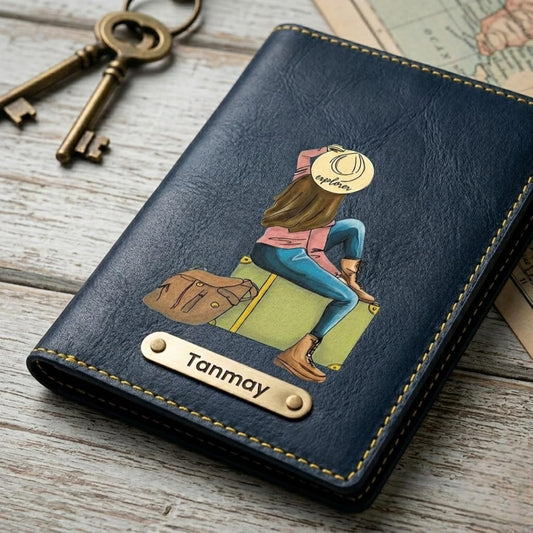 Personalized Passport Cover with Custom Name