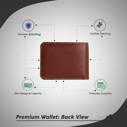 Personalized Faux Leather Wallet with Name