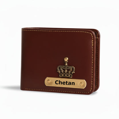Personalized Faux Leather Wallet with Name