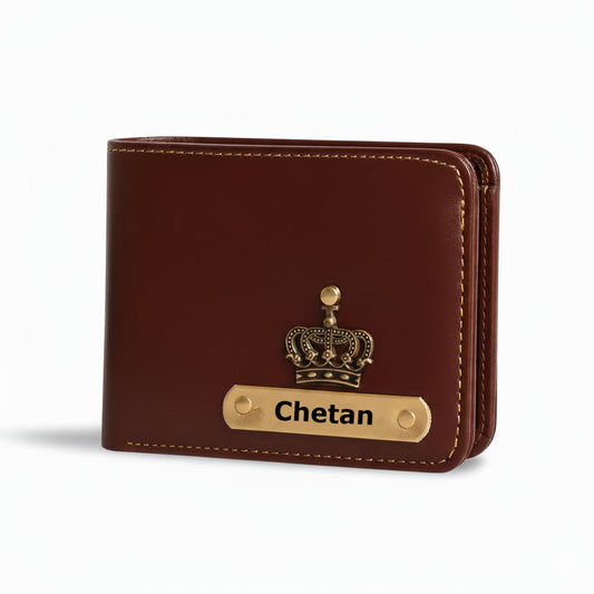 Personalized Faux Leather Wallet with Name