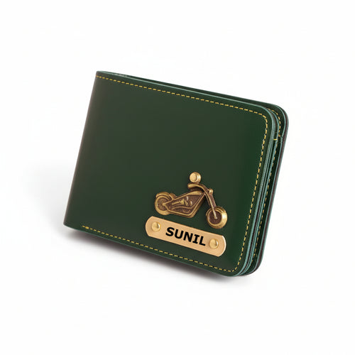 Personalized Faux Leather Wallet with Name
