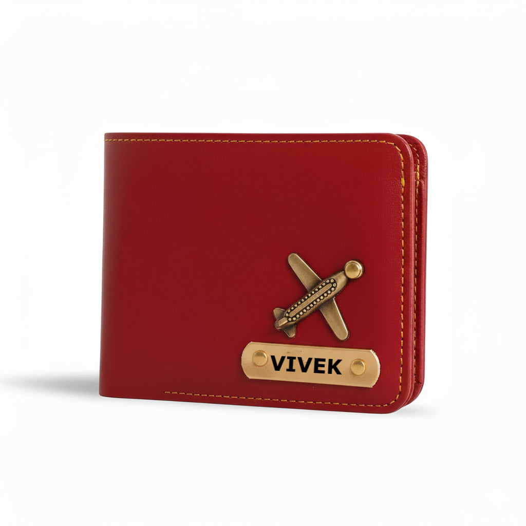 Personalized Faux Leather Wallet with Name