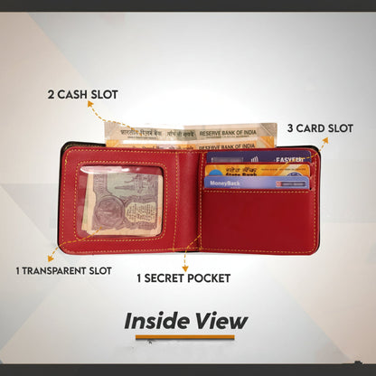 Personalized Faux Leather Wallet with Name