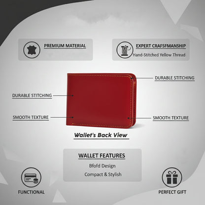 Personalized Faux Leather Wallet with Name