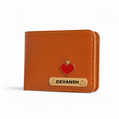 Personalized Faux Leather Wallet with Name